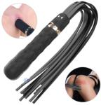 Sex HD Bloody Mary - akkus, vízálló vibrátor és ostor (fekete) - vagyaim