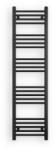 Nero Italia Fekete 400x1500mm törölközőszárítós fürdőszobai radiátor Welland Lux | Készletről | Gyors kiszállítással (CN1500400BL)
