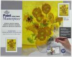 Royal & Langnickel Picturi pe numere Famous Artist Series - Sunflowers (POMA2) Carte de colorat