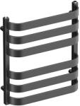 Radeco BILLY 1 fürdőszobai törölközőszárító radiátor 595X530, RAL9005 fekete (BIL059053905GD0000000)