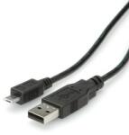  USB 2.0 kábel A-Micro B 1, 8 fm, mobil telefonokhoz adatkábel