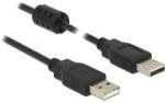 Delock USB 2.0-s kábel A-típusú csatlakozódugóval > USB 2.0-s, A-típusú csatlakozódugóval, 2, 0 m, fe (84891)