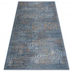  NAIN Vintage Gyapjú Szőnyeg - Kék/Narancs - 200x300 cm (MO712)