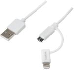 LogiLink USB Cable, Micro USB with Lightning adapter, 1m (CU0118)
