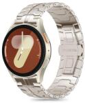 Tech-Protect TP2000 Tech-Protect Stainless Line Samsung Galaxy Watch 4 / 5 / 5 Pro / 6 / 7 / FE fém óraszíj, Titán színű (TP2000)
