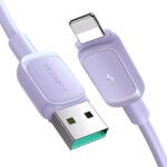 JOYROOM Lightning - USB 2.4A kábel 1.2m Joyroom S-AL012A14 - lila - dellaprint