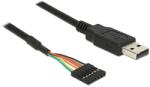 Delock Cable USB male > TTL 6 pin pin header female 1.8 m (3.3 V) (83785)