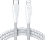 JOYROOM USB C - Lightning 20 W-os Surpass sorozatú kábel a gyors töltéshez és adatátvitelhez 3 m fehér (S-CL020A11)