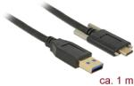 Delock SuperSpeed USB 10 Gbps (USB 3.1 Gen 2) kábel A-típusú apa csatlakozó > USB Type-C apa csatla (83718)