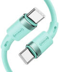 JOYROOM tartós USB Type C kábel - USB Type C 3A 1, 8 m zöld (S-1830N9)