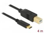 Delock USB 2.0 kábel Type-C a B-típusú 4 m (83667) - dellaprint