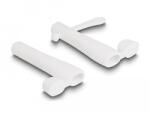 Delock Porvédő takarás USB Type-C apa és Apple Lightning apa számára 2 db-os fehér (64205)