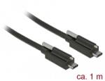 Delock SuperSpeed USB 10 Gbps (USB 3.1 Gen 2) kábel USB Type-C apa csatlakozó > USB Type-C apa csa (83719)