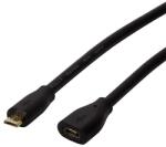 LogiLink USB 2.0 Cable, Micro BM to Micro BF, 3m (CU0124)