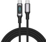 Rocoren Gyorstöltő kábel Rocoren Digital USB-C - USB-C, PD, 1 m szürke (RCXCTT1-RJ0G)