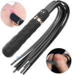 Sex HD Bloody Mary - akkus, vízálló vibrátor és ostor (fekete) - szexshop