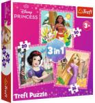 Trefl Puzzle Trefl 3 in 1 - Flori frumoase (34875) Puzzle