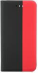 Prio Husă flip pentru Apple iPhone 13 Pro din piele artificială, roșu-negru (16003)