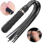 Sex HD Bloody Mary - akkus, vízálló vibrátor és ostor (fekete) - shop