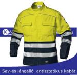 Sir Safety System Supertech sav-és lángálló antisztatikus jólláthatósági kabát (SSY-MC5914ED-56)