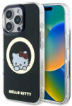 Hello Kitty iPhone 16 Pro Magsafe IML Sweet Kitty (HKHMP16LHSWKK) MagSafe hátlap, tok, fekete