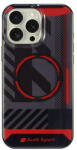 Audi IML Sport MagSafe iPhone 16 Pro Max (AUS-IMLMIP16PM-RSQ/D2-BK) Magsafe kompatiblis hátlap, tok, fekete