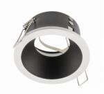 GTV OP-ELVAOBC-11 Mennyezeti spot lámpatest ELVA, IP54, kerek, Ø85x45mm, fehér / fekete (OP-ELVAOBC-11)