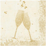 DUNI szalvéta 3 rétegű 33x33 Szilveszteri gratuláció krém 50 db/cs