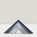 Keretshop 4 cm Fém hatású ezüst-fekete EGYEDI MÉRETBEN EB40 (KS771033)