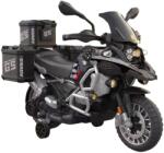 Allmati Motocicleta electrica gs1250, baterie 12v7ah, roti din spuma eva, negru