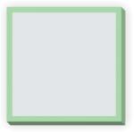  Képkeret (zöld) (FALRA ÖNTAPADÓS HÁTLAPPAL)