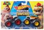Mattel Hot Wheels Monster Trucks Demolition Doubles - Donkey Kong és Bowser (HWN69)