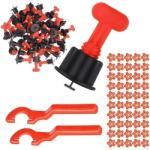 Selgot Set 150 tije metalice , pentru rost de la 1.5 mm la 3.0 mm, sistem nivelare gresie + 50 stelute