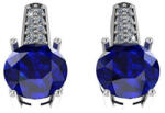 Beneto Exclusive Cercei de argint cu safire SAFAGUC1926