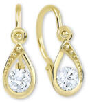 Soliter Brilio Varázslatos arany fülbevaló színtiszta kristállyal 236 001 01016