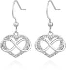 Troli Romantikusacél fülbevalók Szív VEDE0354S