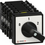 Ganz Ganz motorkapcsoló, fogantyús kézikapcsoló 20A, Dahlander tekercselésű motorhoz két fordulatszámra IP44 (KK0-20-6013) (1AC6013AA00M40)