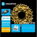 Aigostar B. V. Aigostar - LED Karácsonyi kültéri lánc 200xLED/8 funkció 8m IP44 meleg fehér AI1402 (AI1402)