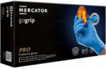Mercator Medical GoGrip Nitril PRO védőkesztyű S méret 50db Blue/Kék, erősített