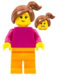 LEGO® Minifigurină pln193 - Femeie cu bluza mov (pln193)