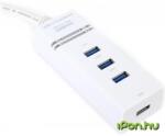 Platinet USB 3.0 HUB 4-PORTS OUH34W fehér (OUH34W)