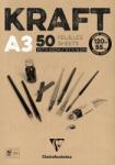 Clairefontaine Brown Laid Kraft Pad Скицник 50 A3 120 g (<![CDATA[975816C]]>)