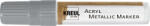 Kreul Metallic XXL Металическа акрилна химикалка Silver 1 бр (<![CDATA[46252]]>)