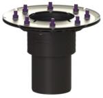 KESSEL padlólefolyó test cm fekete 48812 (48812)