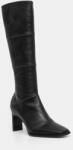 Billi Bi ghete de piele femei, culoarea negru, cu toc drept, A7533 9BYH-OBD3O9_99X (A7533.)