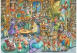 Ravensburger 12000489 - Éjszaka a könyvtárban - 1000 db-os puzzle (12000489)