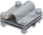 GROMTOR Keresztösszekötő L-65, köracélhoz, laposvezetőkhöz és 20mm rúdhoz, tűzihorgonyzott acél, 65x65mm (111312) (111312)