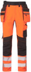 Portwest DX4 Hi-Vis nadrág lezippzározható lengőzsebbel (PW-DX454YBR41)