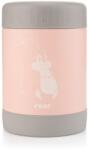 reer Cutie termica pentru mancare, otel inoxidabil vidat, 300 ml, roz, Reer ColourDesign 90424