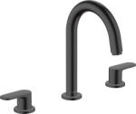 Hansgrohe Vernis Blend, mosdócsaptelep 150 kimenettel, 3 lyukú beépítés, fekete matt, 71553670 (HAN-71553670)